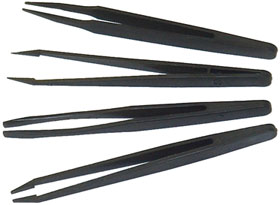 4pcs. ANTISTATIC  TWEEZER SET